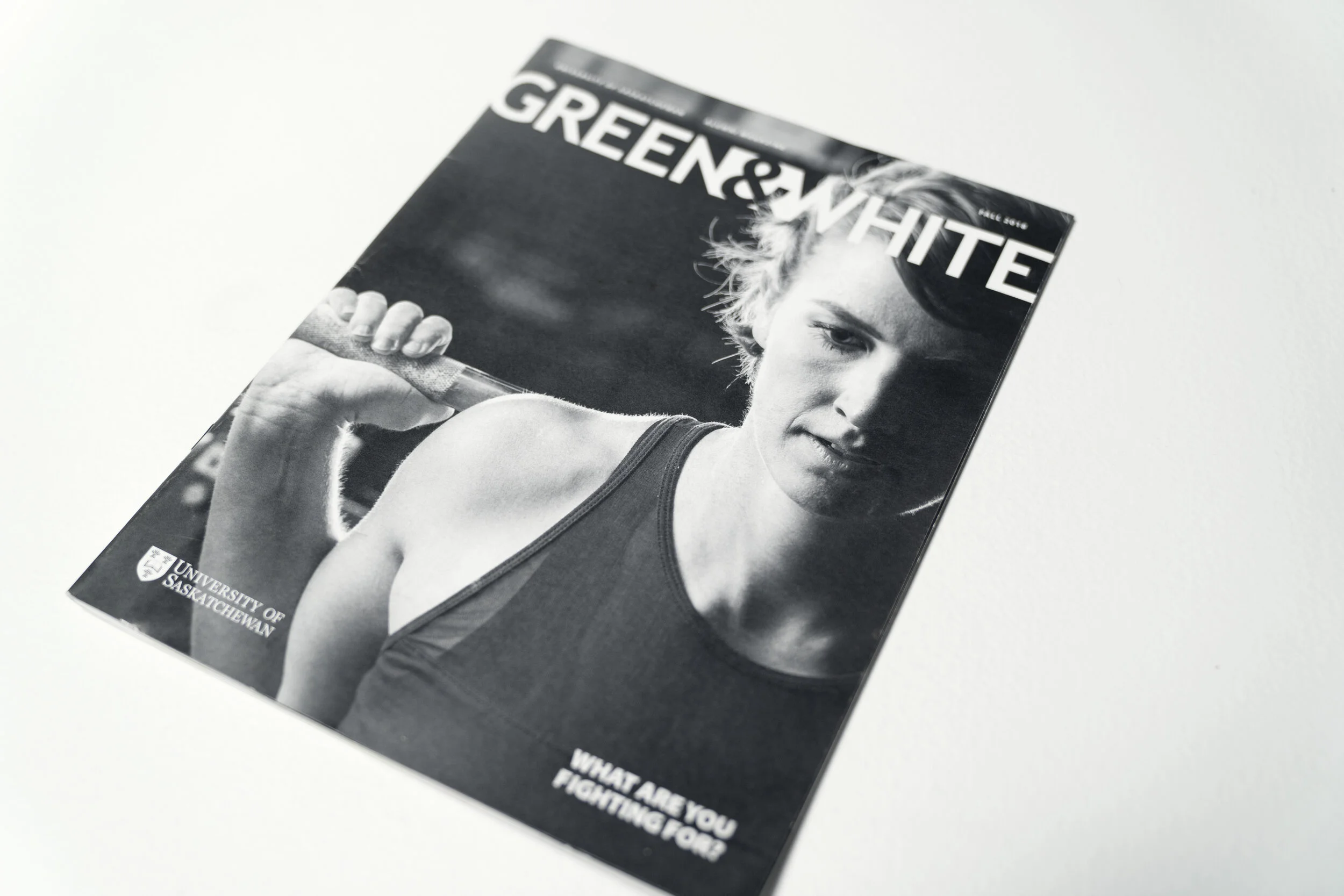 Green & White magazine: Fighters — Studio D Saskatoon