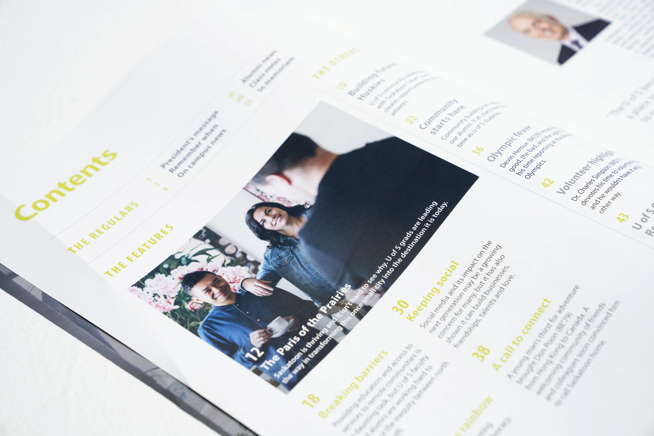 Green & White magazine: Community — Studio D Saskatoon