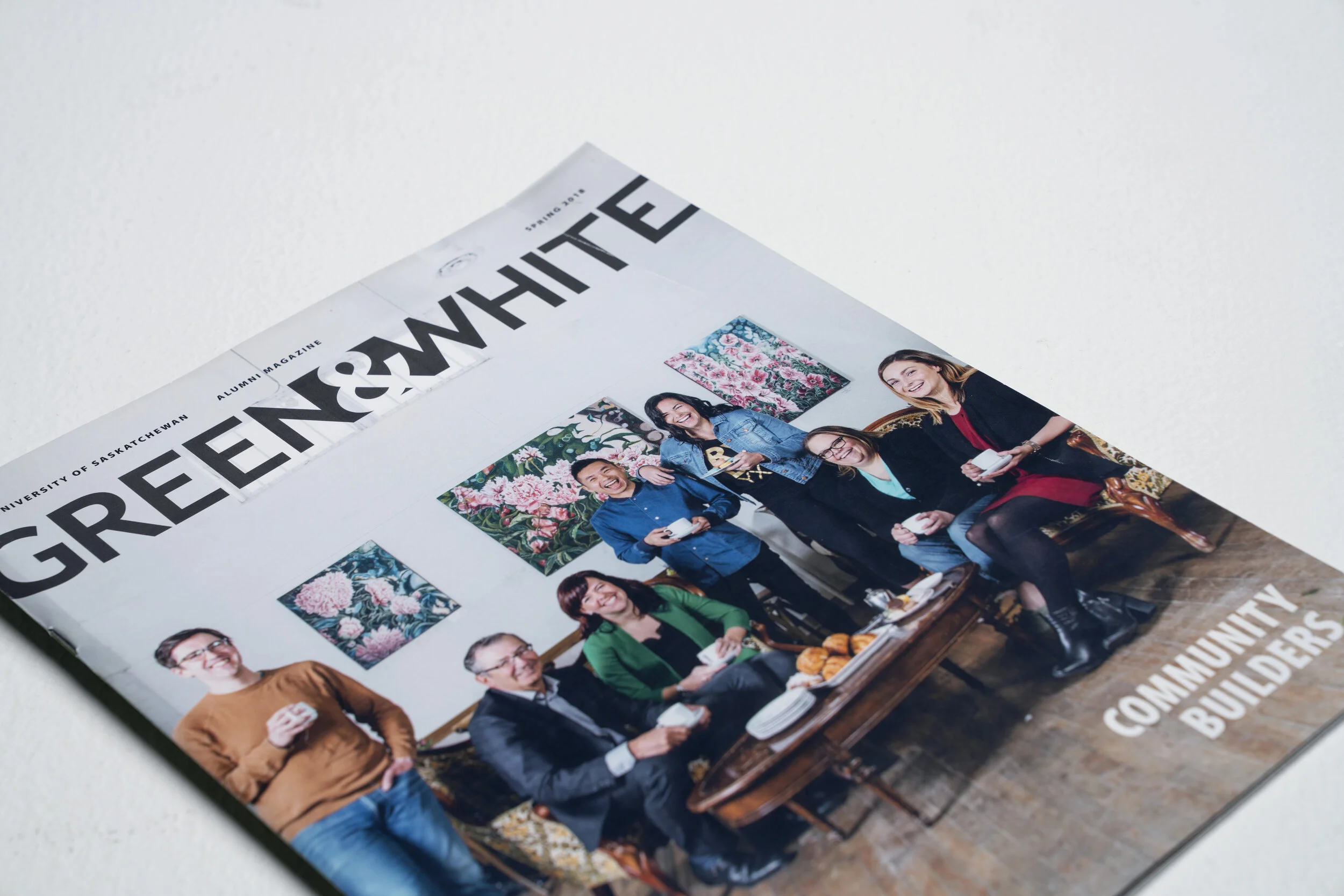 Green & White magazine: Community — Studio D Saskatoon